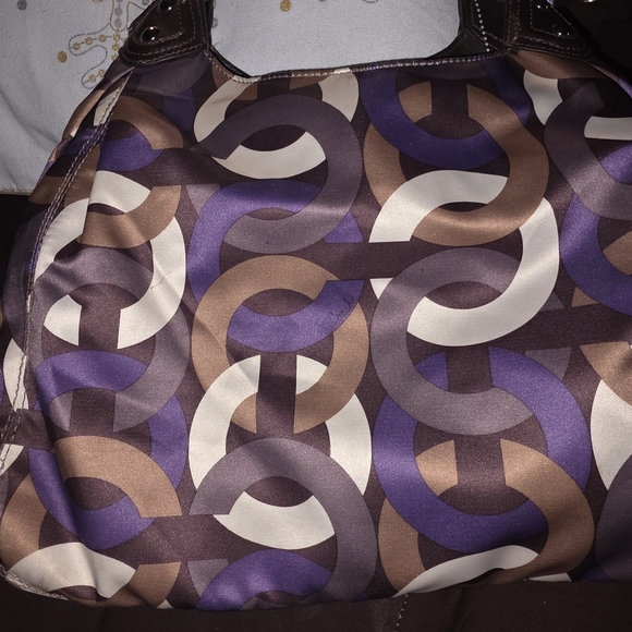 Coach Multicolor Patterned Handbag - Picture 9 of 11